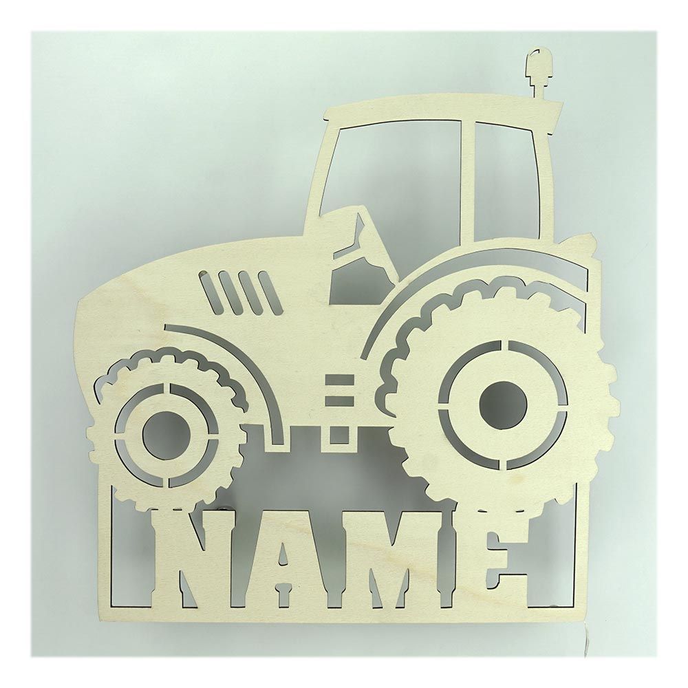Led Kinder Traktor Trekker Nachtlicht Lampe Mit Namen Schlummerlicht24 De
